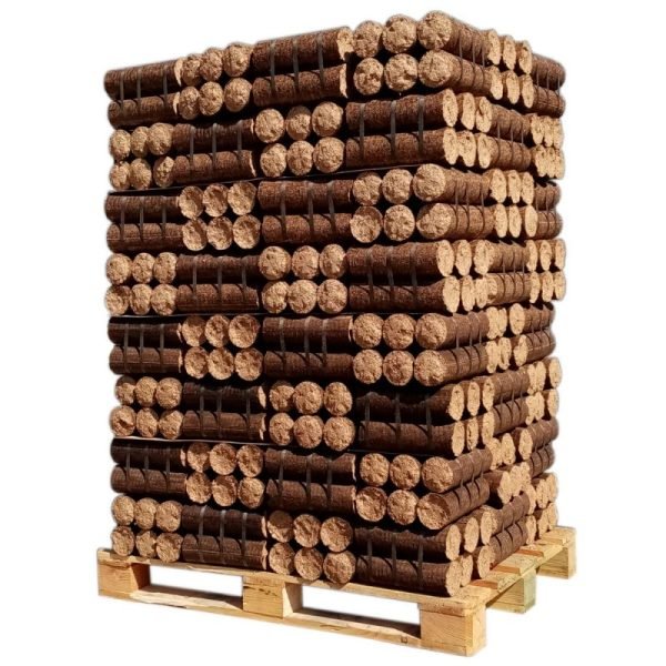 Bois densifiés – bûches de nuit – Palette de 960 Kg